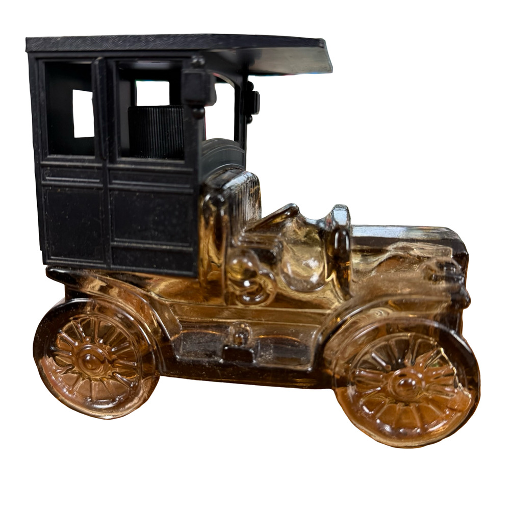 Avon Vintage 1906 Reo Depot Car Perfume Decanter Bottle Cologne Glass Empty